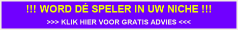 Word de speler in uw niche